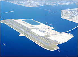 神戸空港　空撮